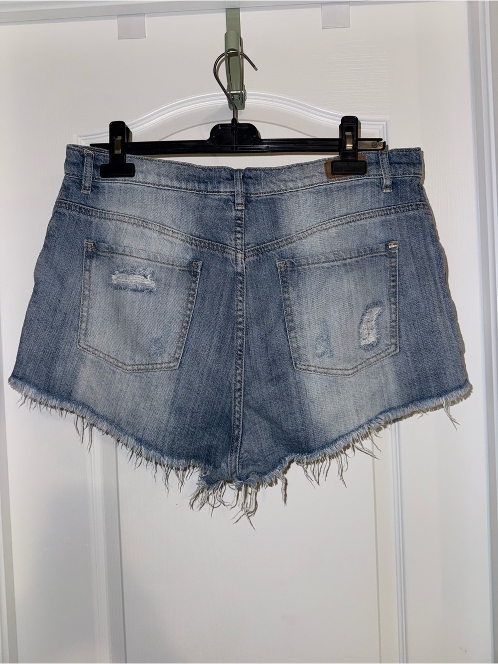 Garage Distressed Denim Cutoff Shorts - Picture 2 of 3